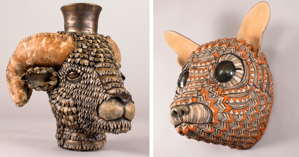 1690377407 Exuberant Patterns Bring Ceramic Creatures to Life in George Rodriguezs | RetinaComics