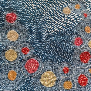 Dense embroideries map the celestial expanses and abstract landscapes of | RetinaComics